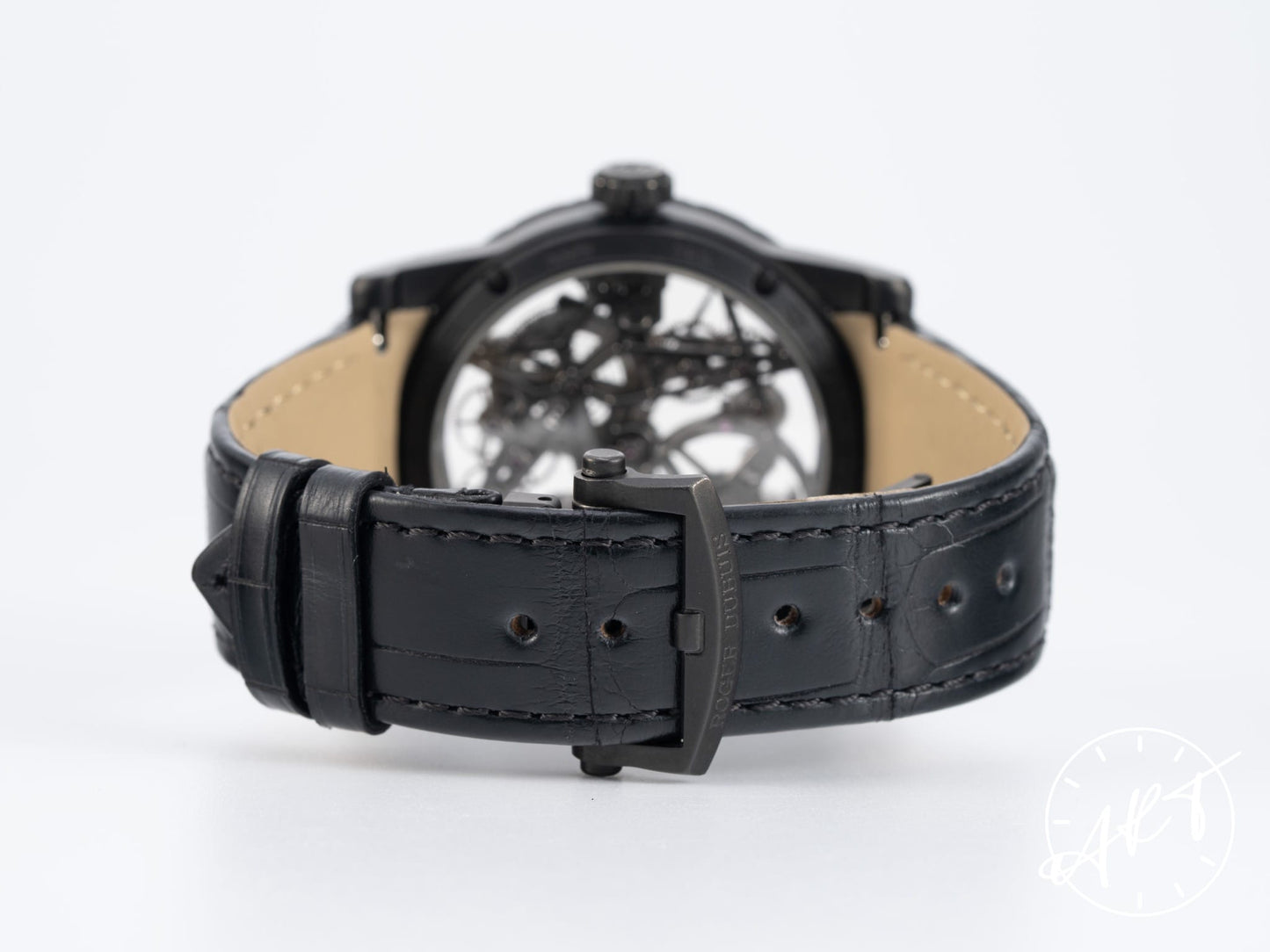Roger Dubuis Excalibur 42 Skeleton Black Titanium Automatic Watch RDDBEX0473 w/ Box