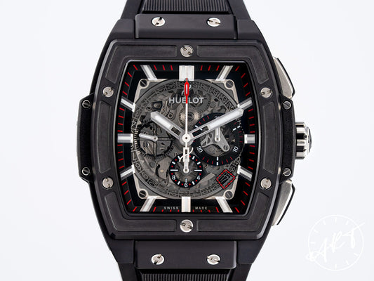 Hublot Spirit of Big Bang 45 Chrono Skeleton Dial “Black Magic” Ceramic Watch BP