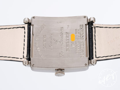 Franck Muller Master Square Silver Dial 18K WG Auto Watch 6000 K SC DT w/ B&P