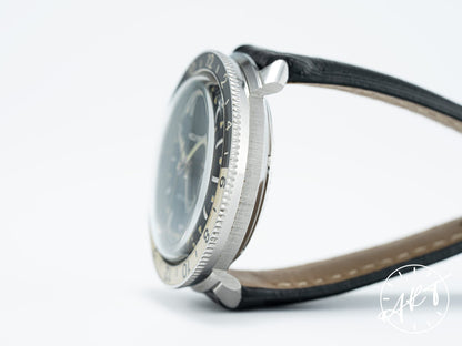 Vintage 1969 Accutron Astronaut Day/Night Black & Silver Bezel Tuning Fork Watch