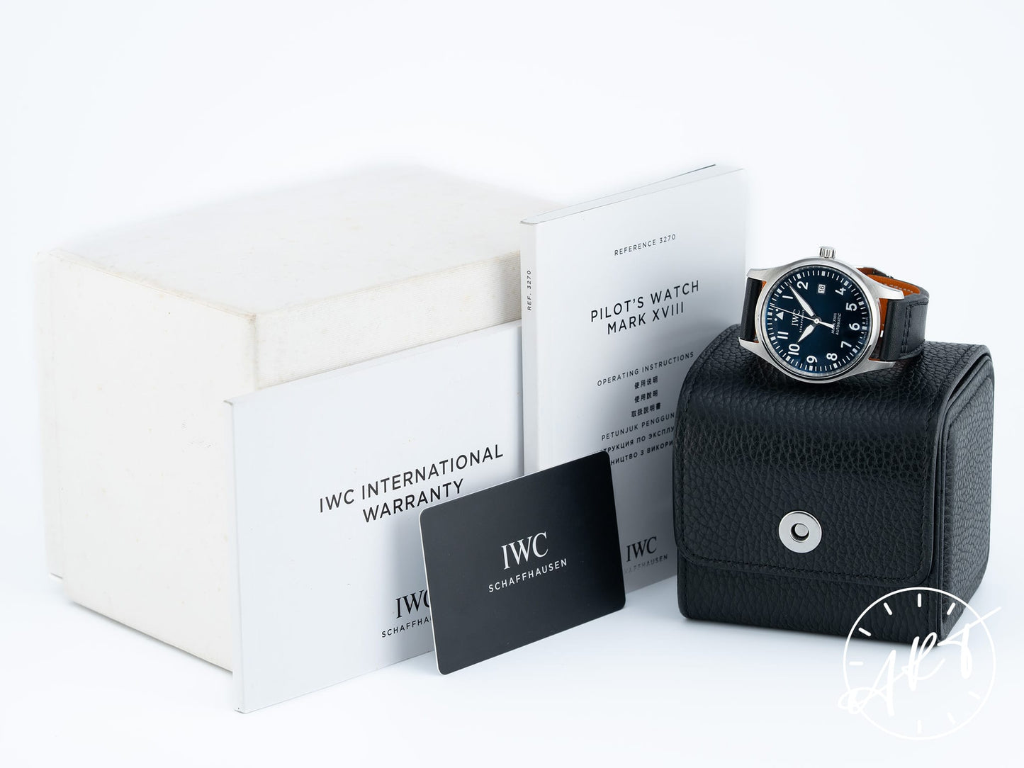 IWC Pilot's Blue Dial SS Auto Mark XVIII Le Petit Prince SE Watch IW327010 w/ BP
