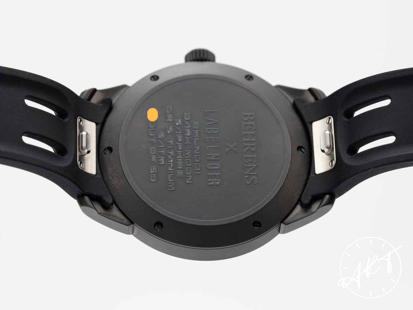 Behrens x Label Noir Black Dial Titanium Dark Moon 50 Pcs Ltd Watch LN_BH01 BP