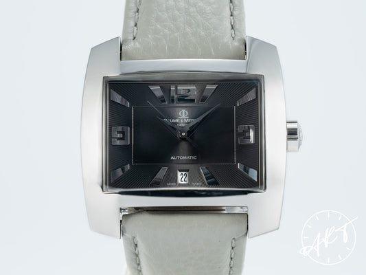 Baume & Mercier Hampton Spirit Black Dial SS Auto Watch M0A08255 w/ B&P