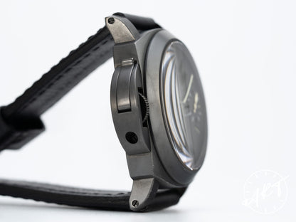 Panerai PAM 26 Luminor Marina Left Handed Black PVD SS SE Watch PAM00026 BP