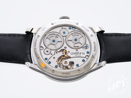 Czapek Quai des Bergues Blue Dial SS Midnight Blue 18 Pcs Ltd Watch BP