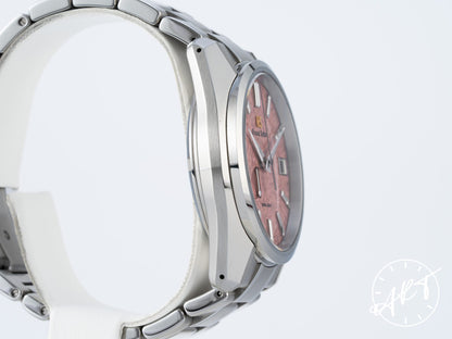 Grand Seiko Heritage Pink Kirazuri Dial Spring Drive US 300 Pcs Ltd Watch SBGA509 BP