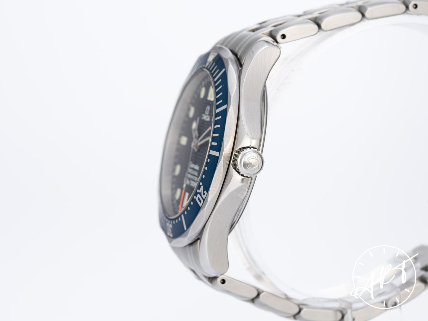 Omega Seamaster 300 Blue Wave Dial “James Bond” SS Diver Watch 2531.80.00 BP
