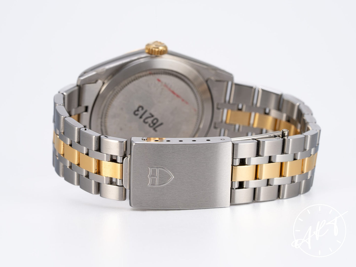 NEW Tudor Prince Day-Date Gold Diamond Dial 18K Gold & SS Watch 76213 BP