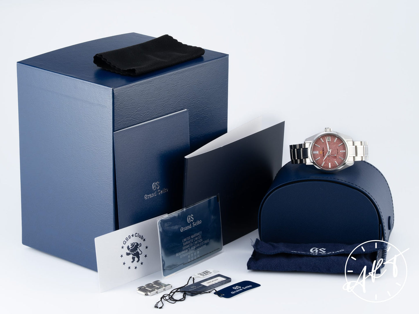 Grand Seiko Heritage Pink Kirazuri Dial Spring Drive US 300 Pcs Ltd Watch SBGA509 BP