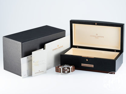 Vacheron Constantin Royal Eagle Chrono Big Date Brown Dial SS US Ltd Watch 49145 BP