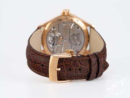 Carl F. Bucherer Manero GMT Tourbillon Brown Dial 18K RG Manual Watch w/ B&P