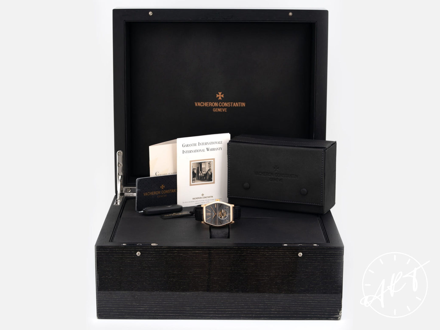 Vacheron Constantin Malte Tourbillon Dark Gray Dial 18K RG Boutique Edition Watch 30130 BP