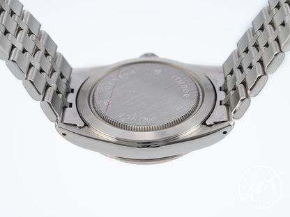 Tudor Prince Day-Date Silver Linen Diamond Dial SS Auto Watch 76214 BP