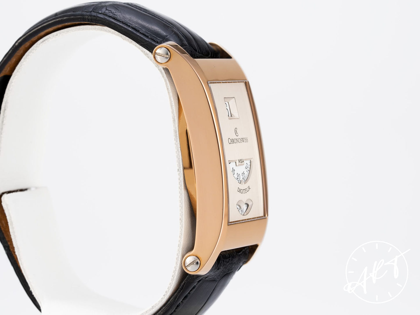 Chronoswiss Digiteur Jump Hour Silver Dial 18K RG 99 Pcs Ltd Watch CH1371RW BP