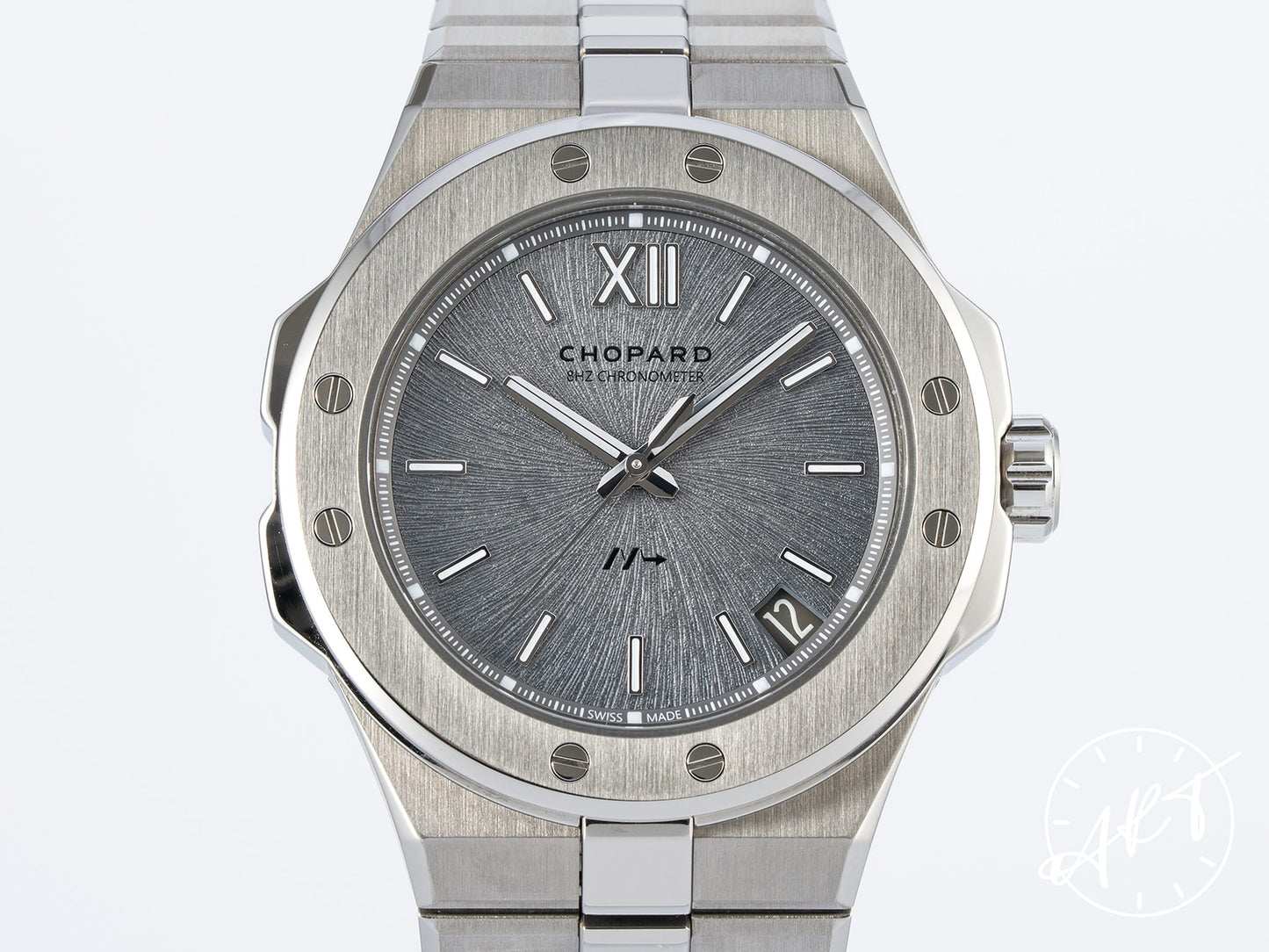 Chopard Alpine Eagle Cadence 8HF Grey Dial Titanium 250 Pcs Ltd Watch 298600-3005 BP