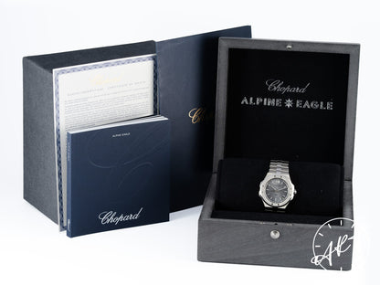 Chopard Alpine Eagle Cadence 8HF Grey Dial Titanium 250 Pcs Ltd Watch 298600-3005 BP