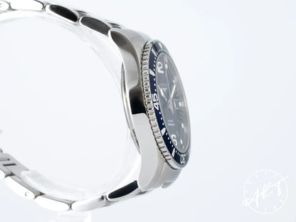 Longines HydroConquest 41 Blue Dial SS Automatic Diver Watch B&P