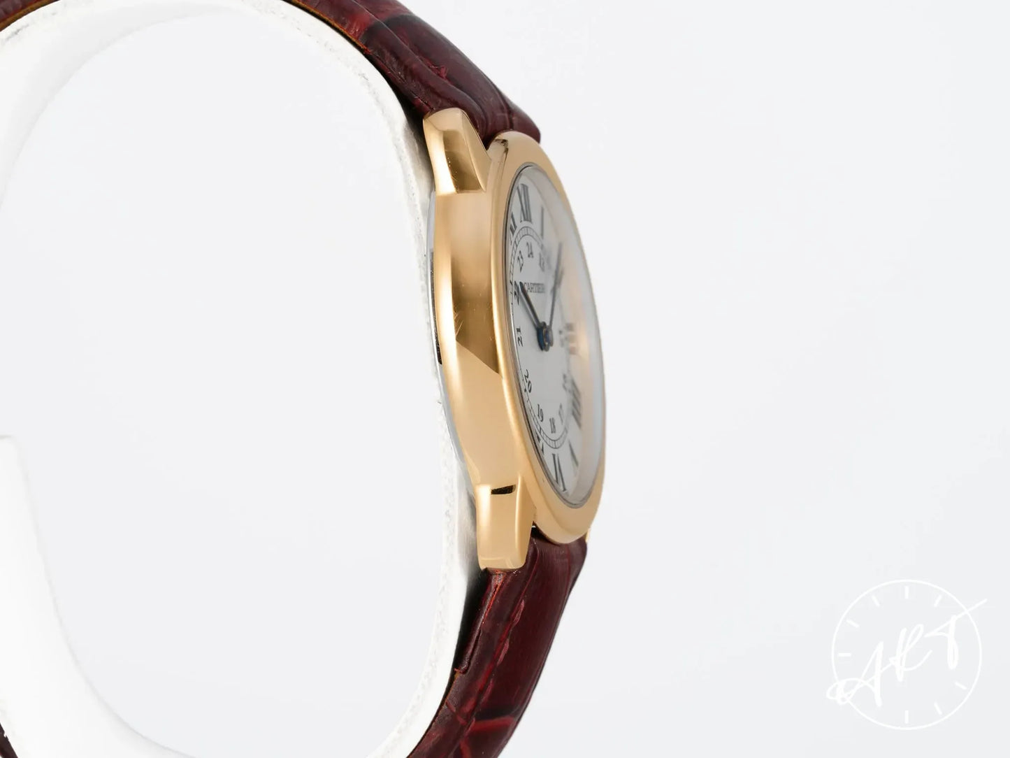 Cartier Ronde Solo de Cartier White Dial Yellow Gold Quartz Watch W6700355 w/ BP