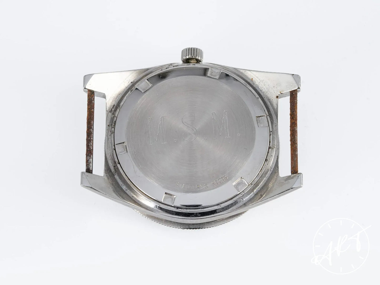 Vintage Wittnauer Skin Diver 4000 Black Dial Stainless Steel Automatic Watch