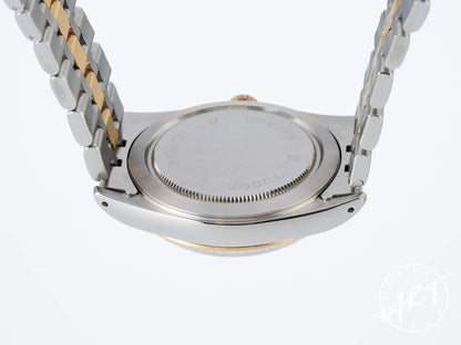 Tudor Prince Day-Date Silver Linen Dial Yellow Gold & SS Auto Watch 76213 w/ Manual