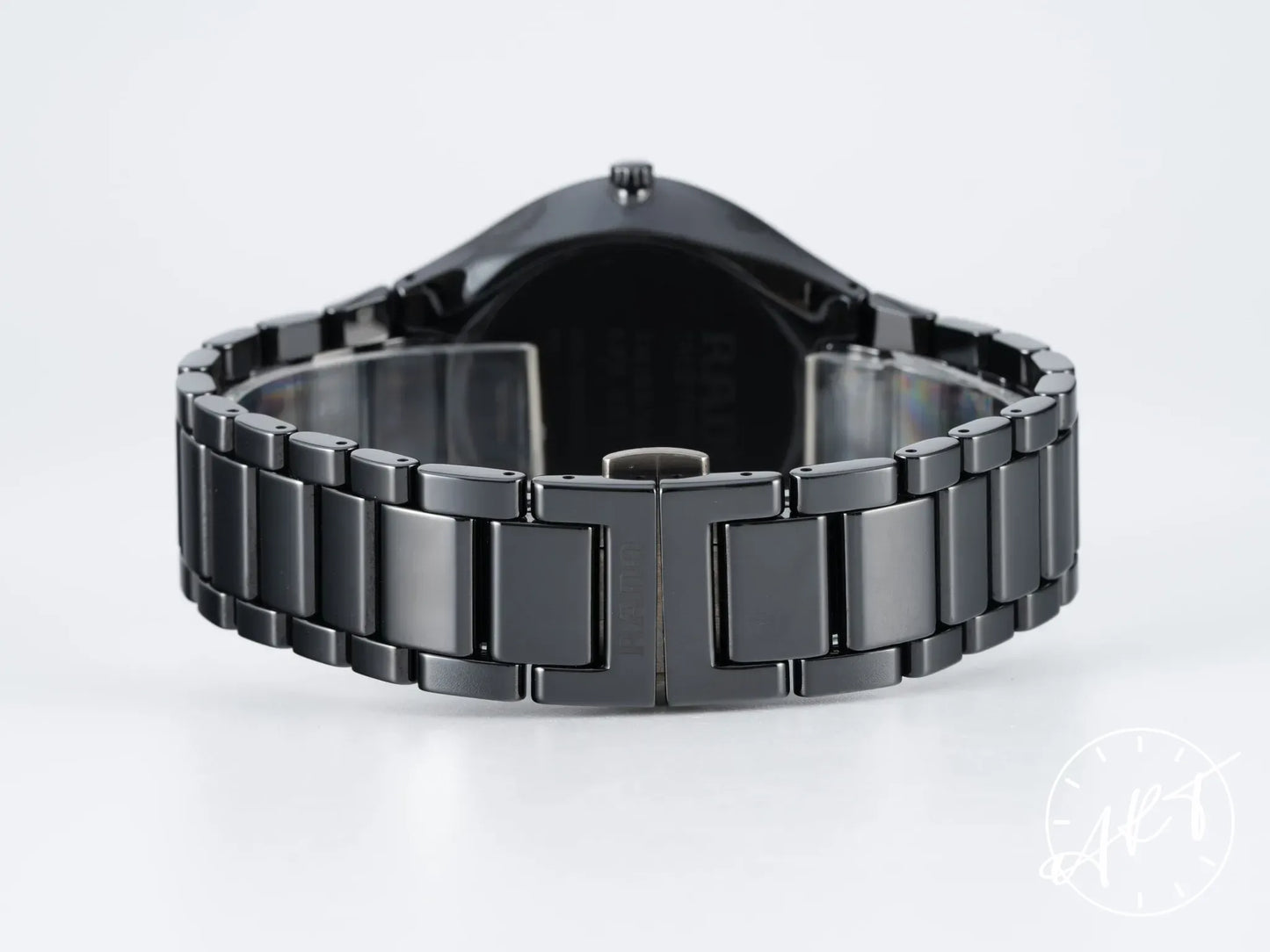 Rado True Thinline 40mm Black Dial Ceramic Automatic Watch R27969152 w/ B&P
