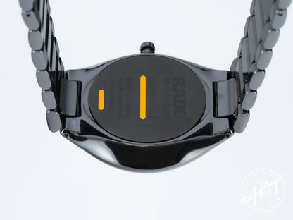 Rado True Thinline 40mm Black Dial Ceramic Automatic Watch R27969152 w/ B&P