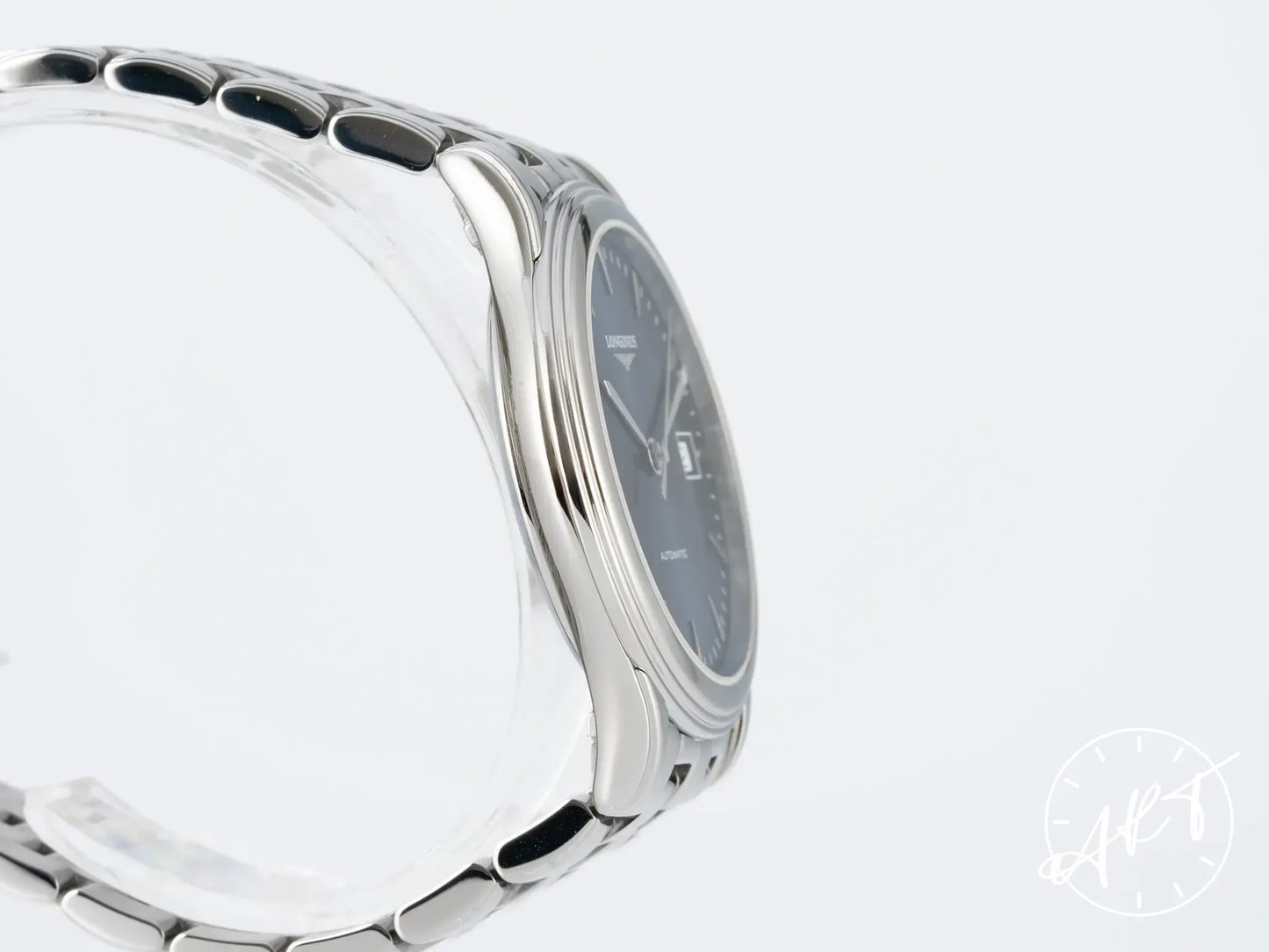 NEW Longines Flagship Blue Dial Stainless Steel Automatic Watch in FULL SET