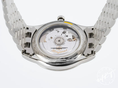 NEW Longines Flagship Blue Dial Stainless Steel Automatic Watch in FULL SET
