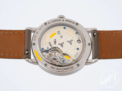 A. Lange & Söhne Saxonia Thin MOP Dial 18K WG Manual Watch 878.029 w/ B&P