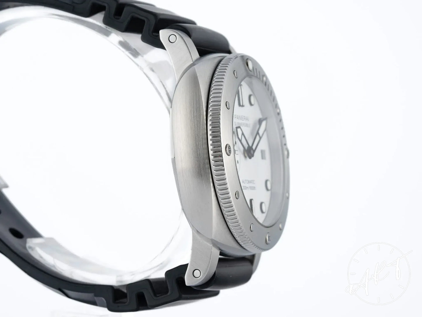 Panerai Luminor Submersible 42 3-Days White Dial SS Auto Diver Watch PAM02223 BP