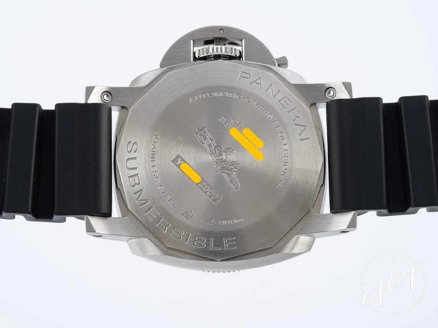 Panerai Luminor Submersible 42 3-Days White Dial SS Auto Diver Watch PAM02223 BP