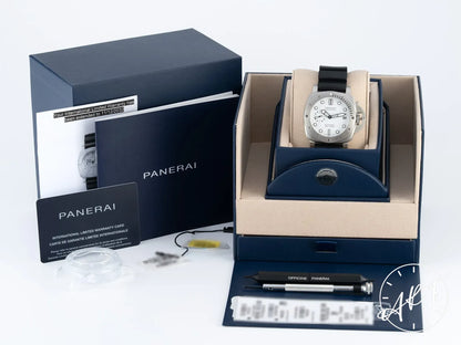 Panerai Luminor Submersible 42 3-Days White Dial SS Auto Diver Watch PAM02223 BP