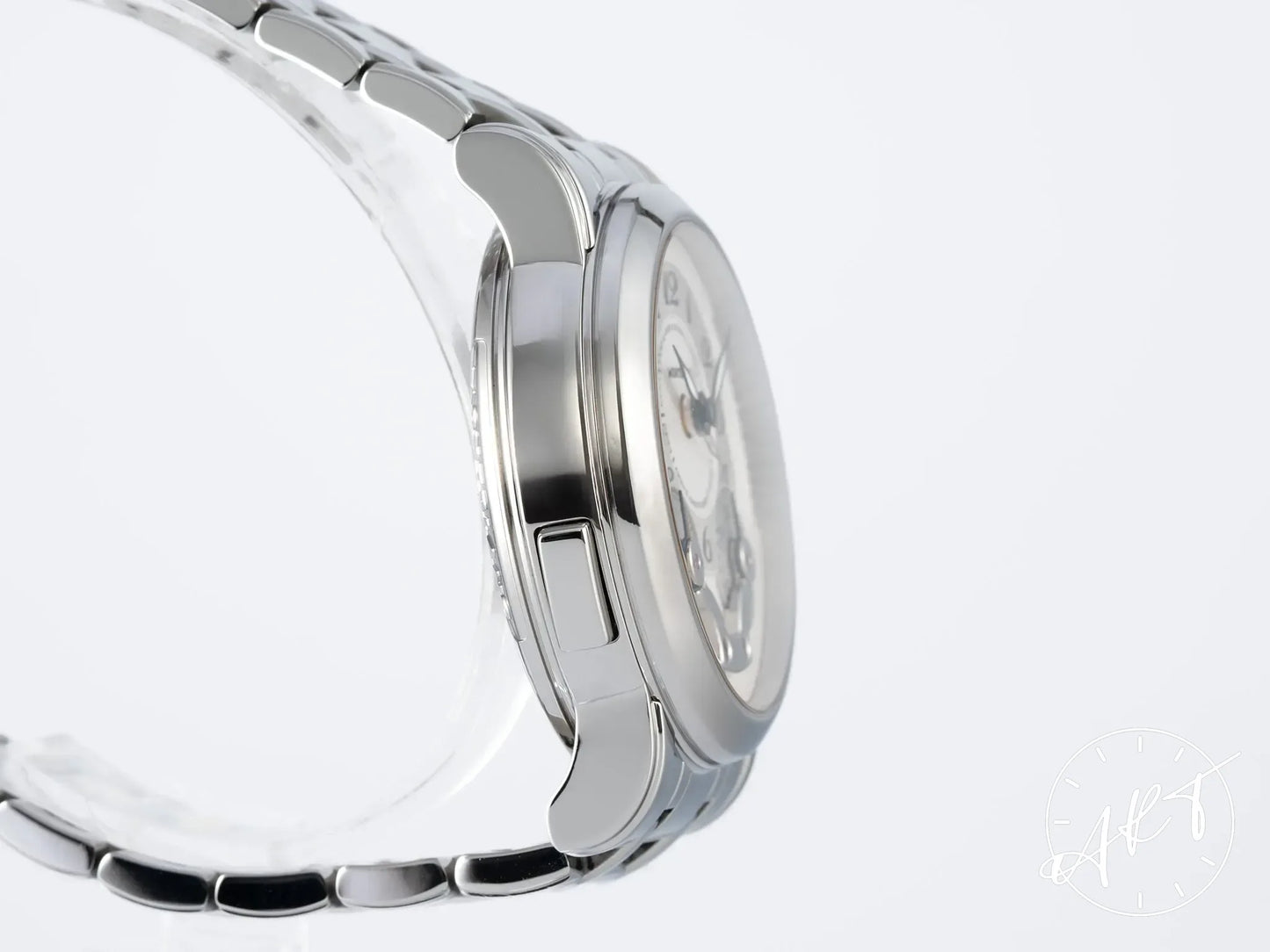 Montblanc Nicolas Rieussec White Dial Stainless Steel Auto Watch 111833 w/ B&P