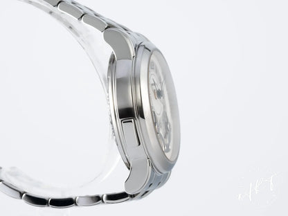 Montblanc Nicolas Rieussec White Dial Stainless Steel Auto Watch 111833 w/ B&P
