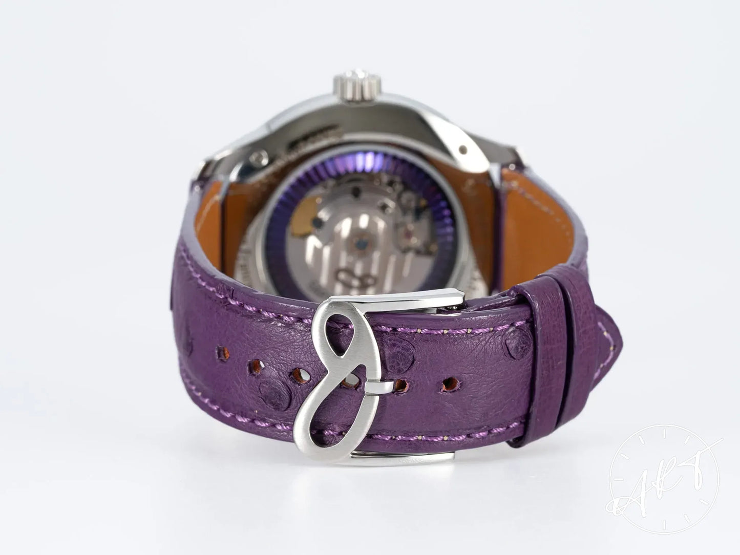 NEW Sartory Billard SB04 PIECE-UNIQUE Purple Dial SS Automatic Watch w/ B&P