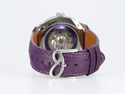NEW Sartory Billard SB04 PIECE-UNIQUE Purple Dial SS Automatic Watch w/ B&P