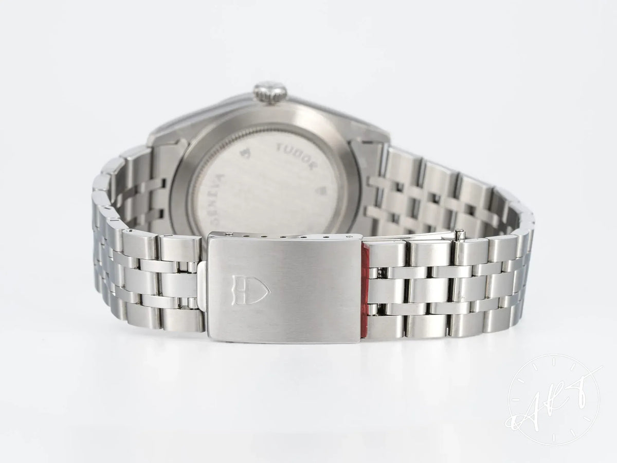 NEW Tudor Prince Day-Date Black Dial Stainless Steel Automatic Watch 76200