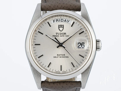 Tudor Prince Day-Date Silver Dial Stainless Steel Automatic Watch 76200