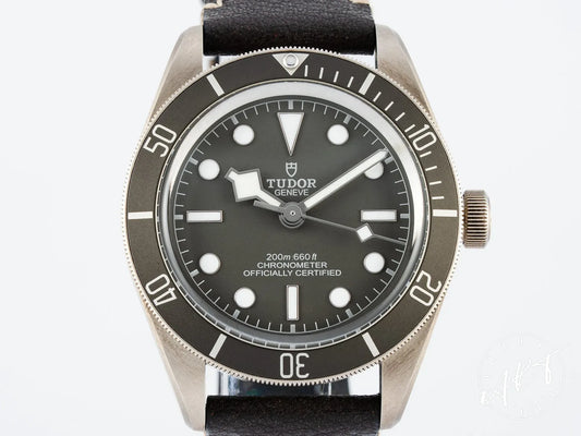 Tudor Black Bay Fifty-Eight 925 Grey Dial Sterling Silver Diver Watch 79010SG w/ Papers