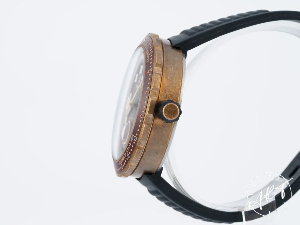 Reservoir Hydrosphere Bronze x Revolution Jump Hour Bronze Ltd Ed Auto Watch w/ B&P