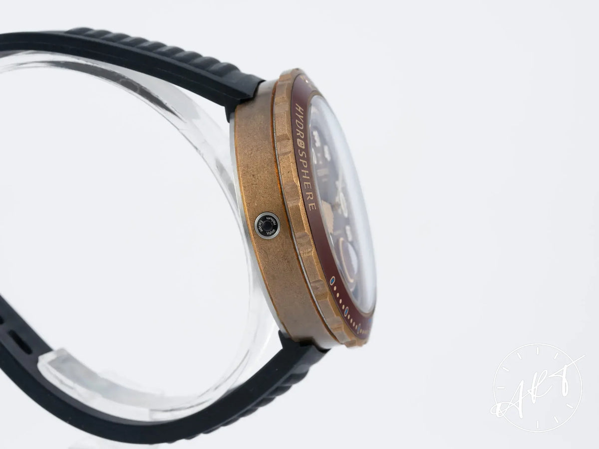 Reservoir Hydrosphere Bronze x Revolution Jump Hour Bronze Ltd Ed Auto Watch w/ B&P