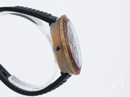 Reservoir Hydrosphere Bronze x Revolution Jump Hour Bronze Ltd Ed Auto Watch w/ B&P
