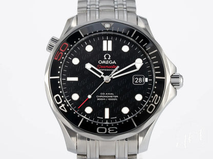 Omega Seamaster 300M Black Dial SS James Bond 50th Anniversary Diver Watch BP