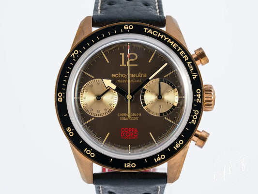 Echo/Neutra Coppa d’Oro Chrono Brown Dial Bronze 50 Pcs Ltd Watch 1956 5H CD25 BP