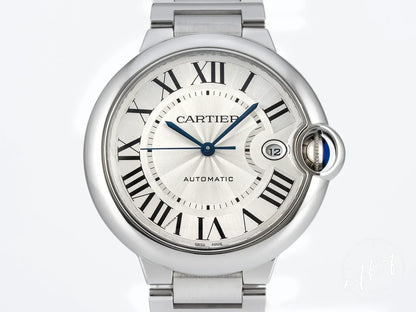 Cartier Ballon Bleu de Cartier Silver Dial SS Auto Watch WSBB0040 w/ B&P