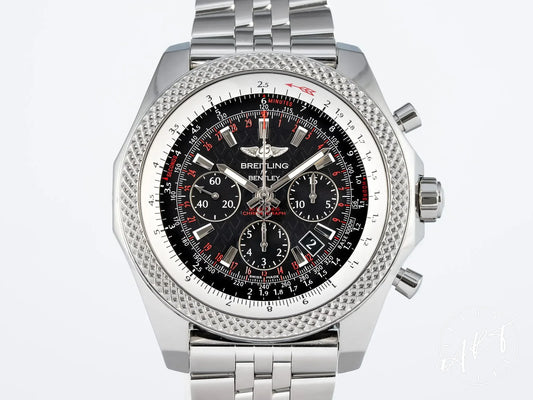 Breitling Bentley B06 Chrono Black Dial SS Auto Special Edition Watch w/ B&P