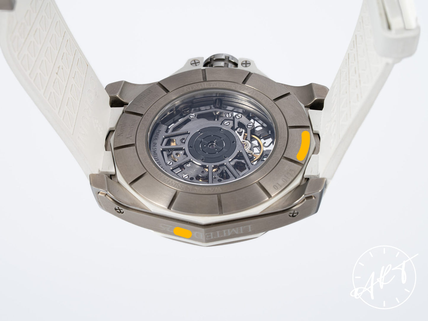 Corum Admirals Cup Ac-One 45 Skull Big Date Black Dial SS 25 Pcs Ltd Watch 082.401.04 BP