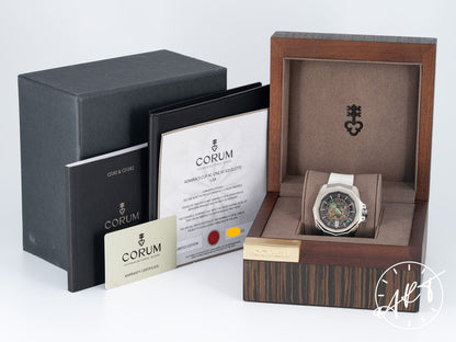 Corum Admirals Cup Ac-One 45 Skull Big Date Black Dial SS 25 Pcs Ltd Watch 082.401.04 BP