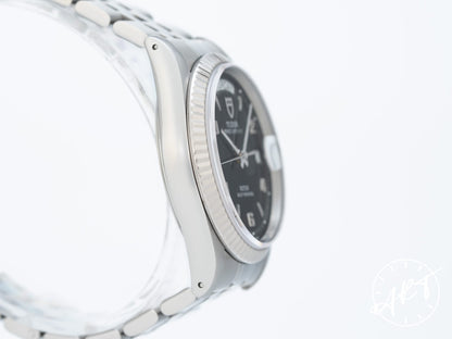 Tudor Prince Day-Date Black Arabic Dial SS Auto Watch 76214