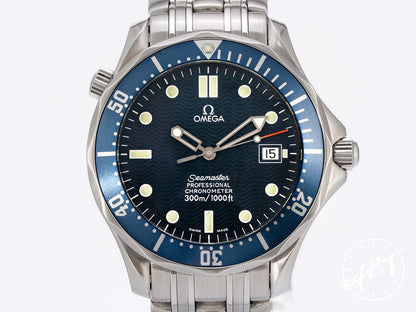 Omega Seamaster 300 Blue Wave Dial “James Bond” SS Diver Watch 2531.80.00 BP